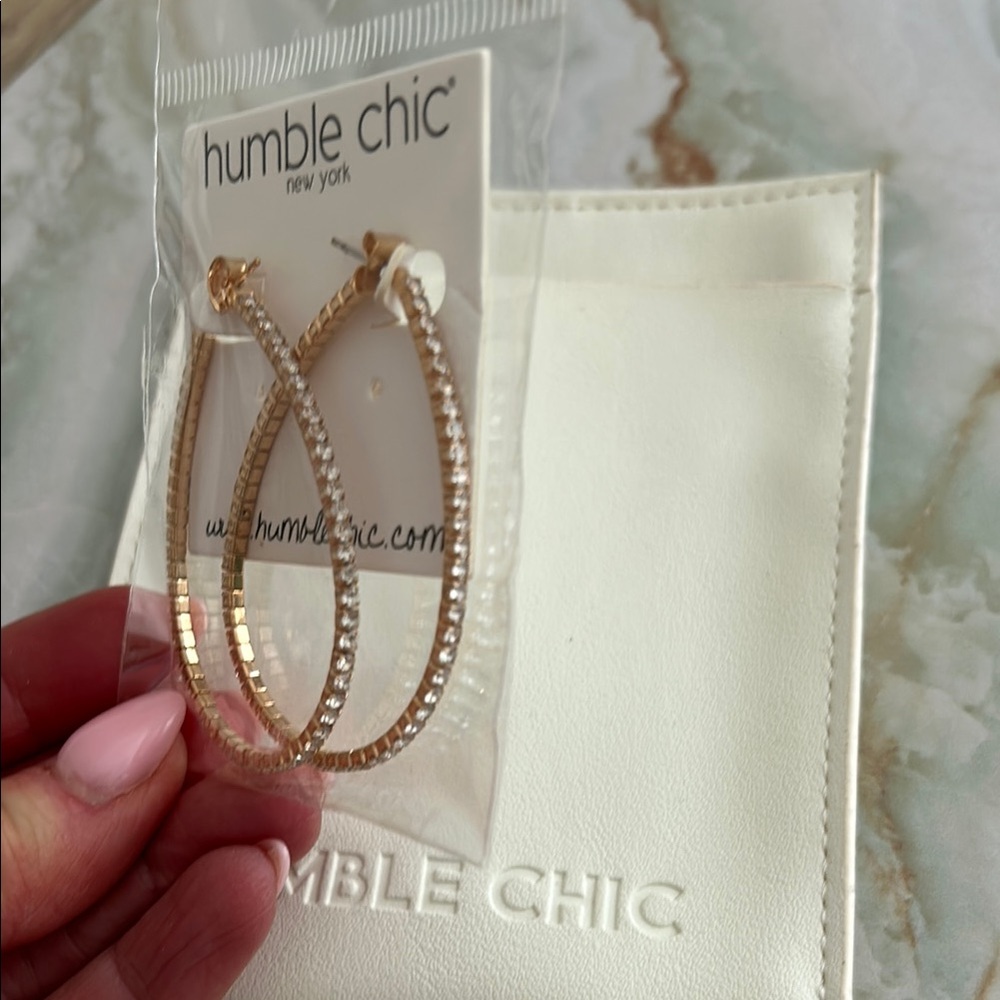 Gold Twisted Hoop Earrings with High Shine Finish